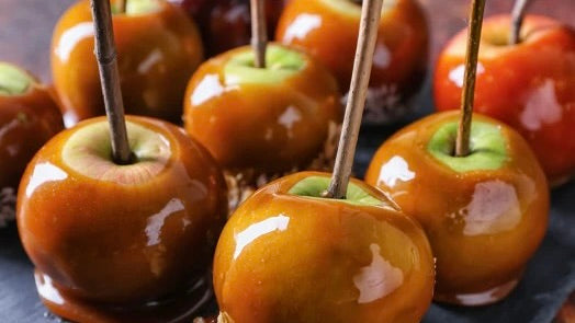 Spooky Honey Caramel Drizzle for Apples