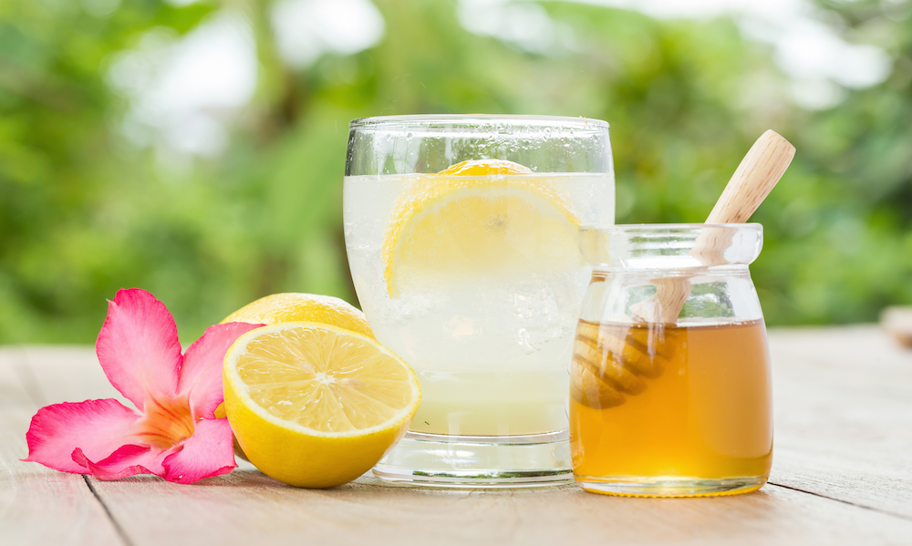 Honey Thyme Lemonade Spritz