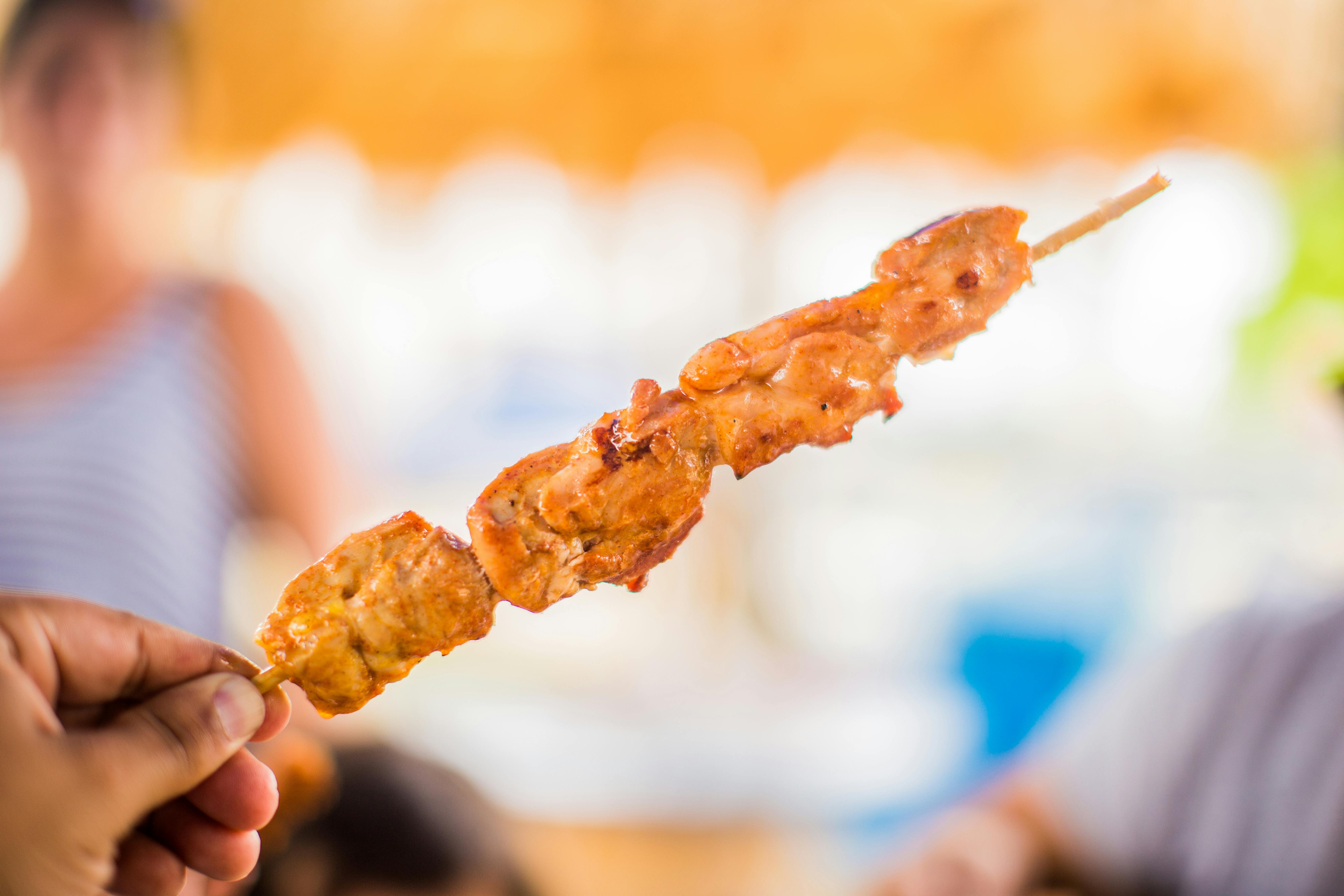 Champlain Valley Honey-Sriracha Glazed Chicken Skewers