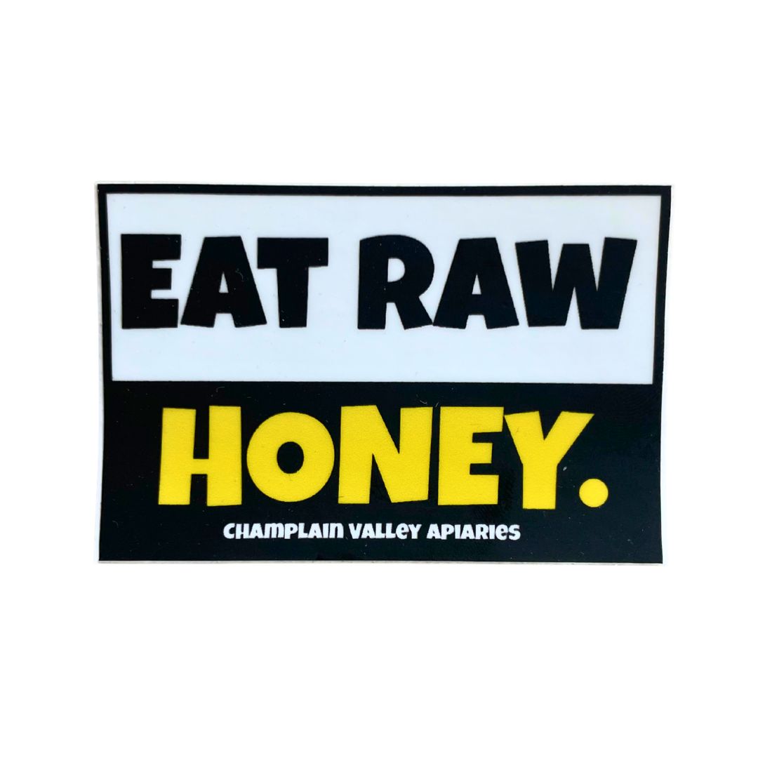 Eat Raw Honey Sticker