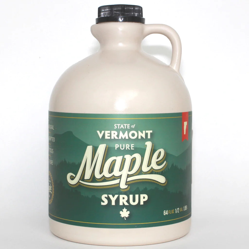 1/2 Gallon - Amber Rich Vermont Maple Syrup - Bread Loaf View Farm