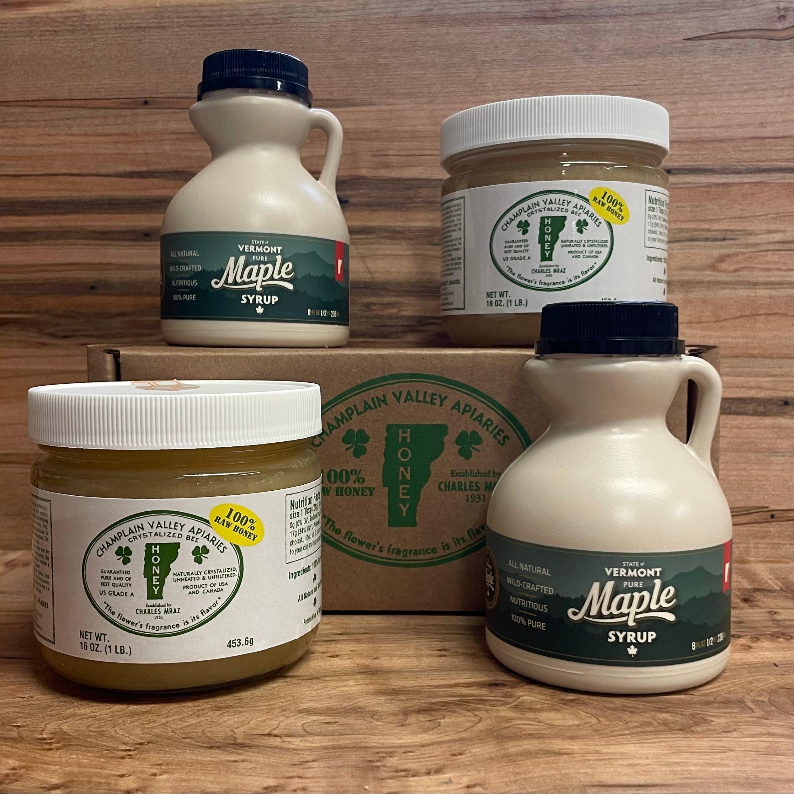 Bee & Tree Gift Pack - Honey and Maple Syrup