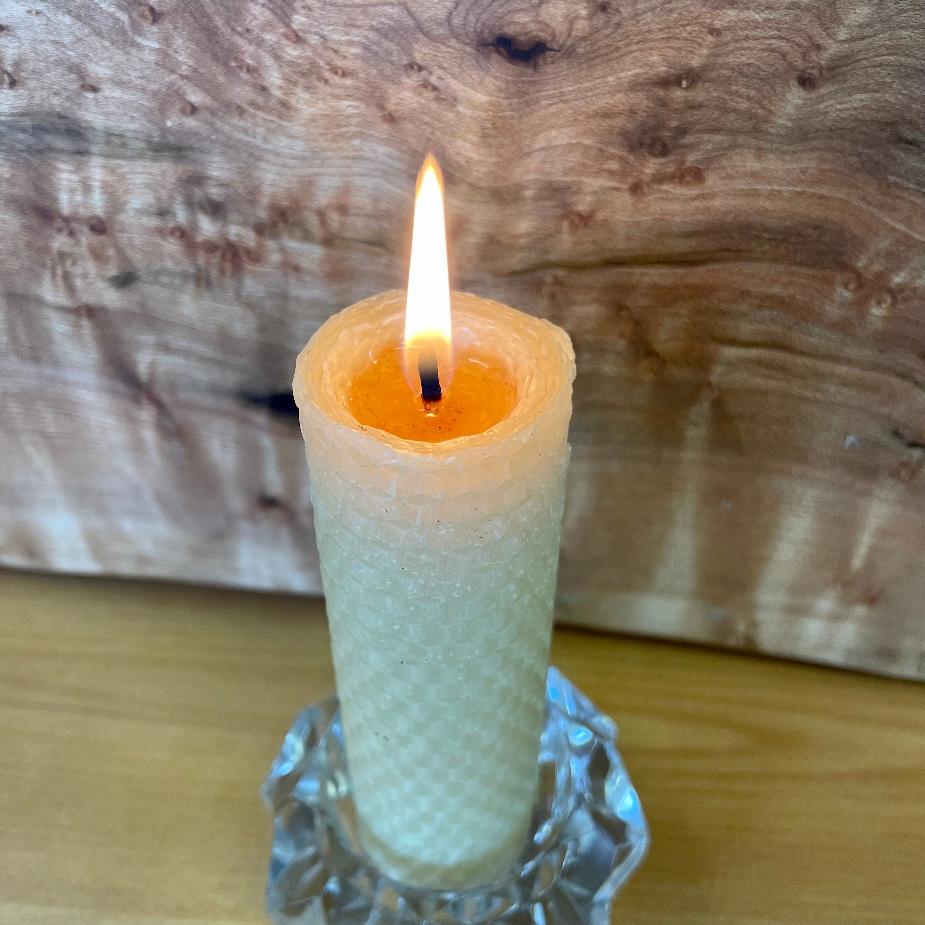 Vermont Made 4.5" Beeswax Pillar Candle