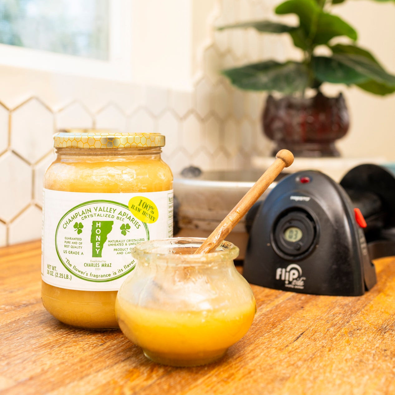 Raw Crystallized Honey - 2.25 Lb Jar