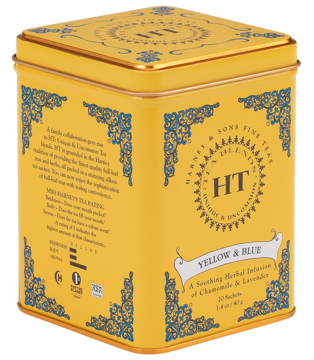 Yellow & Blue Herbal Tea Blend - Harney & Sons - 20 Sachets