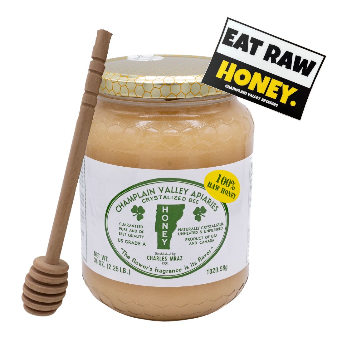 2.25lb Raw Honey FREE SHIPPING