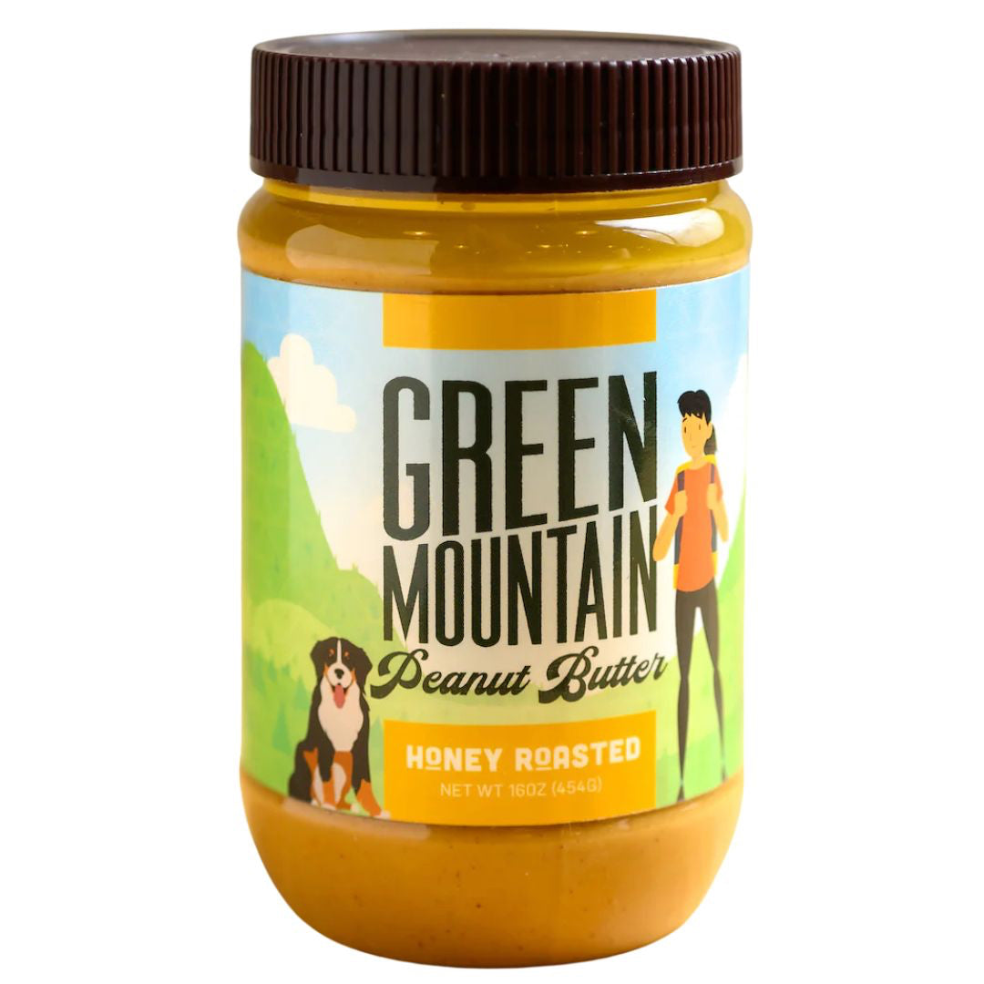 Honey Roasted Peanut Butter - 1 lb - Green Mountain PB