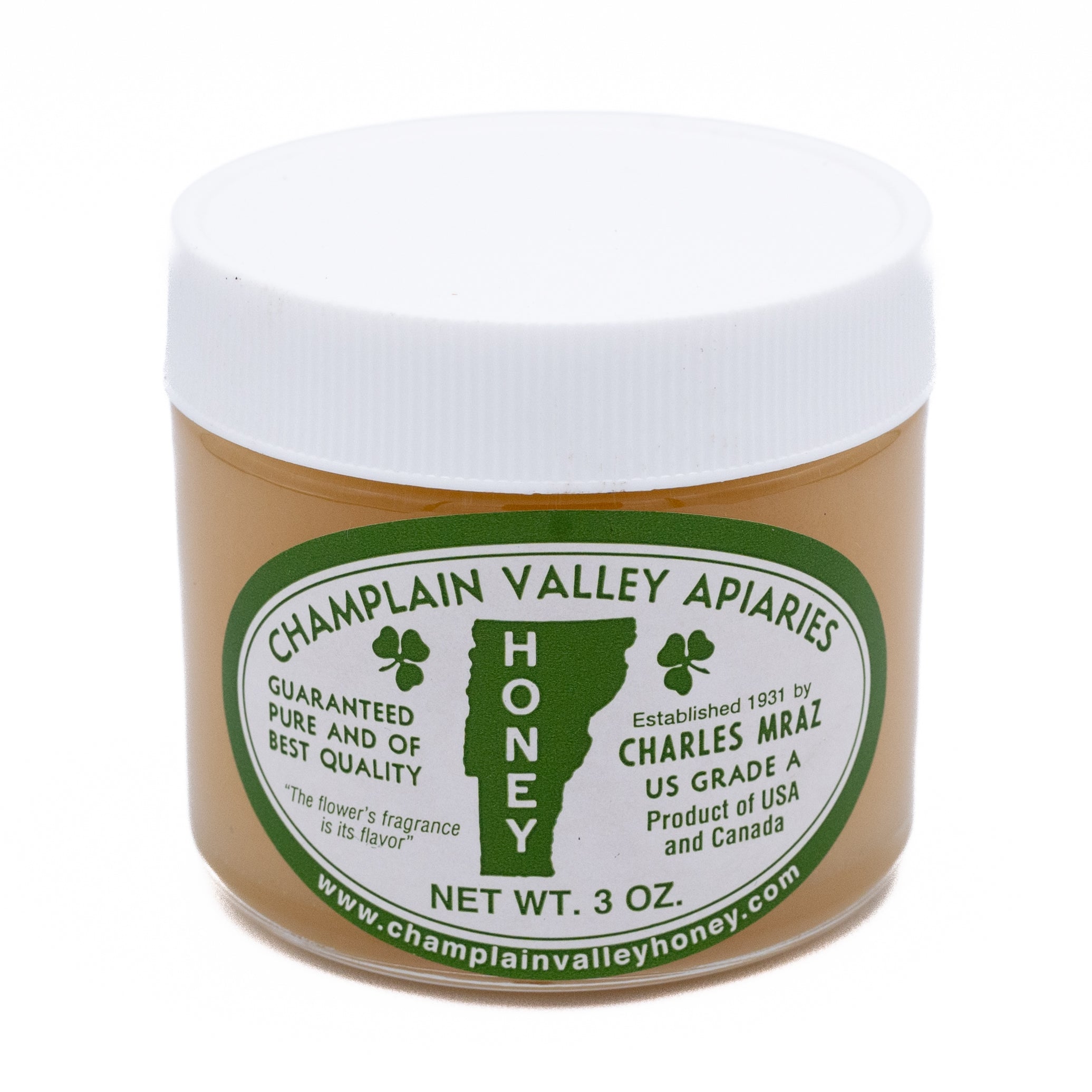 Raw Crystallized Honey - 3 oz Jar
