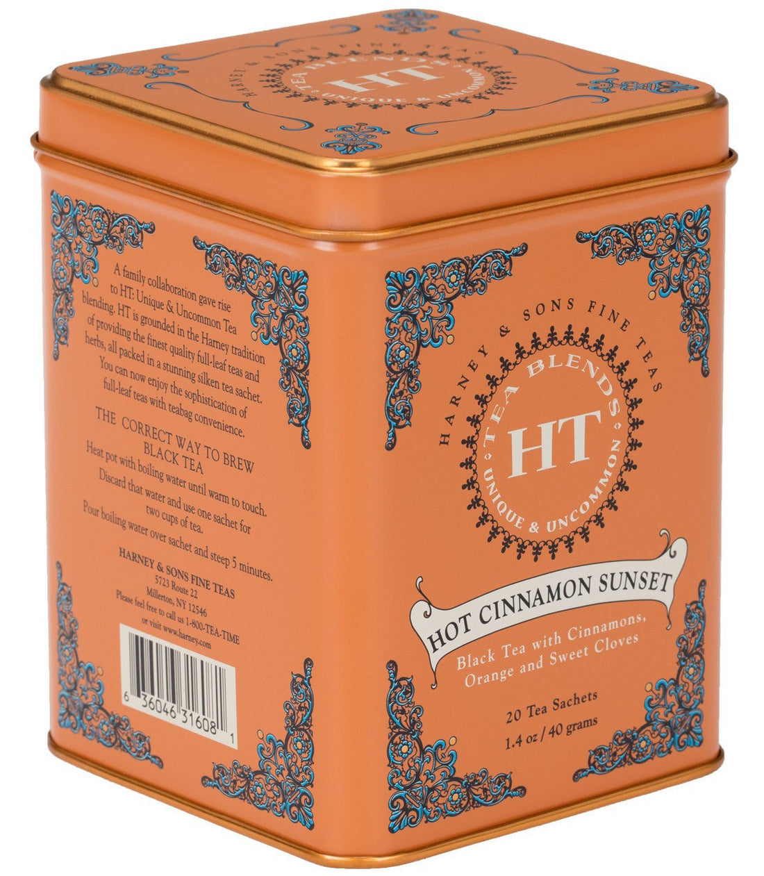 Hot Cinnamon Sunset Tea - Harney & Sons - 20 sachets