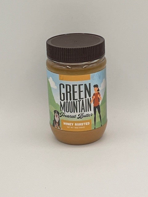 Honey Roasted Peanut Butter - 1 lb - Green Mountain PB