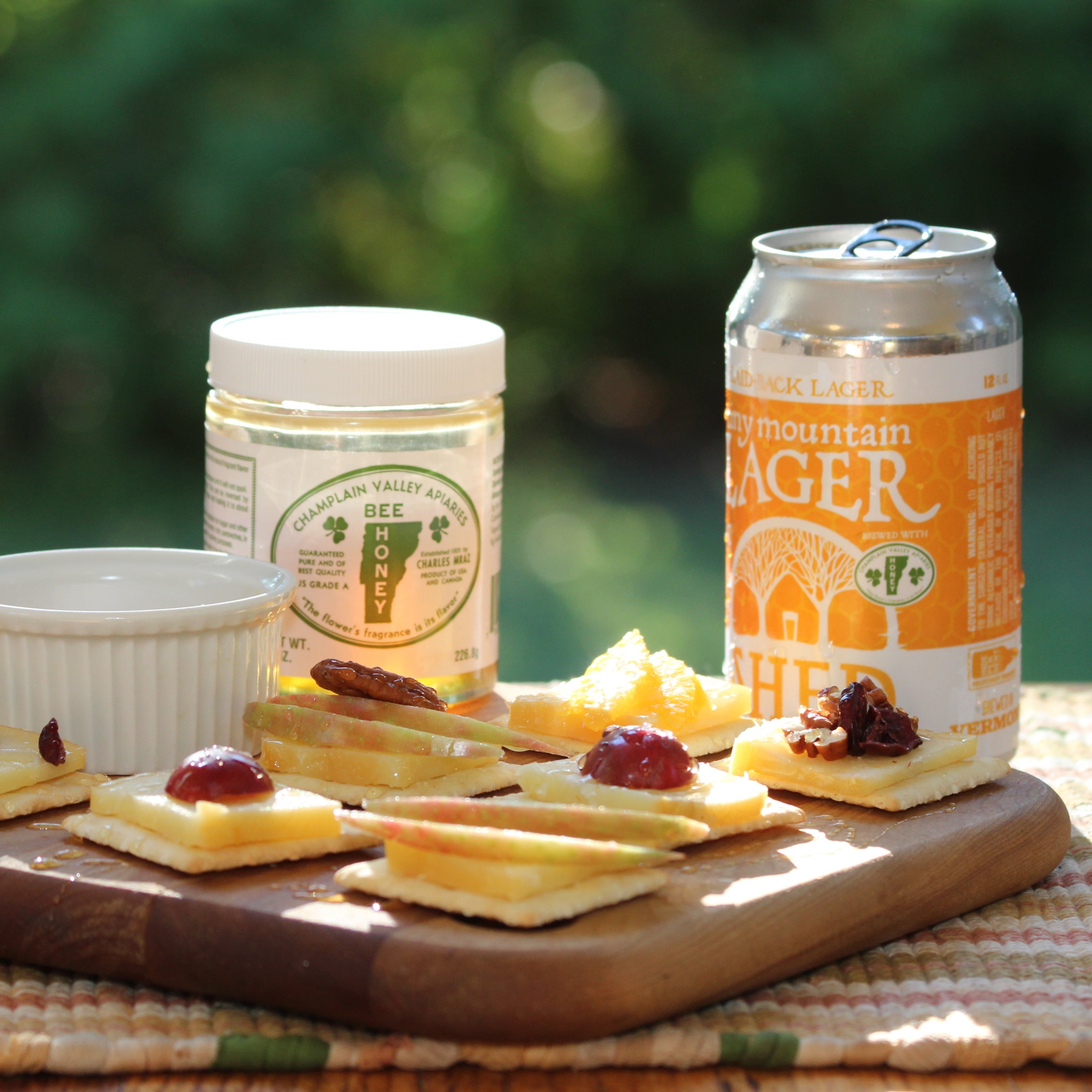 Little Bit of Honey Gift Pack - Raw & Liquid Honey 8 oz Jar