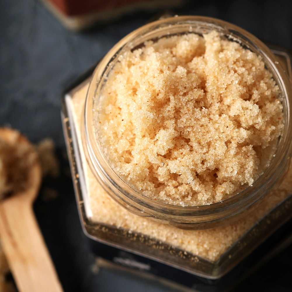 DIY Honey Sugar Scrub for Glowing Fall Skin