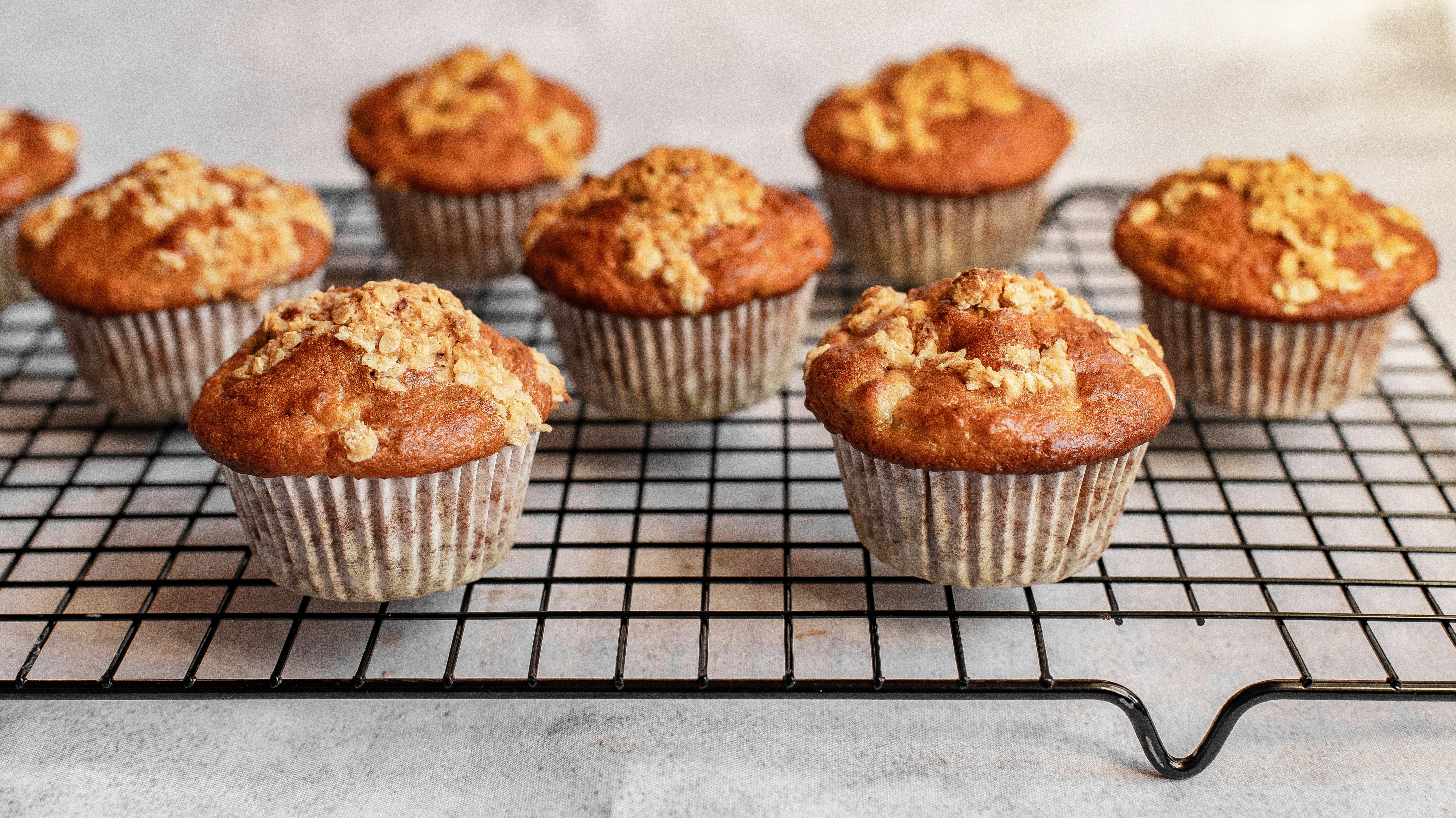 Honey Oat Breakfast Muffins