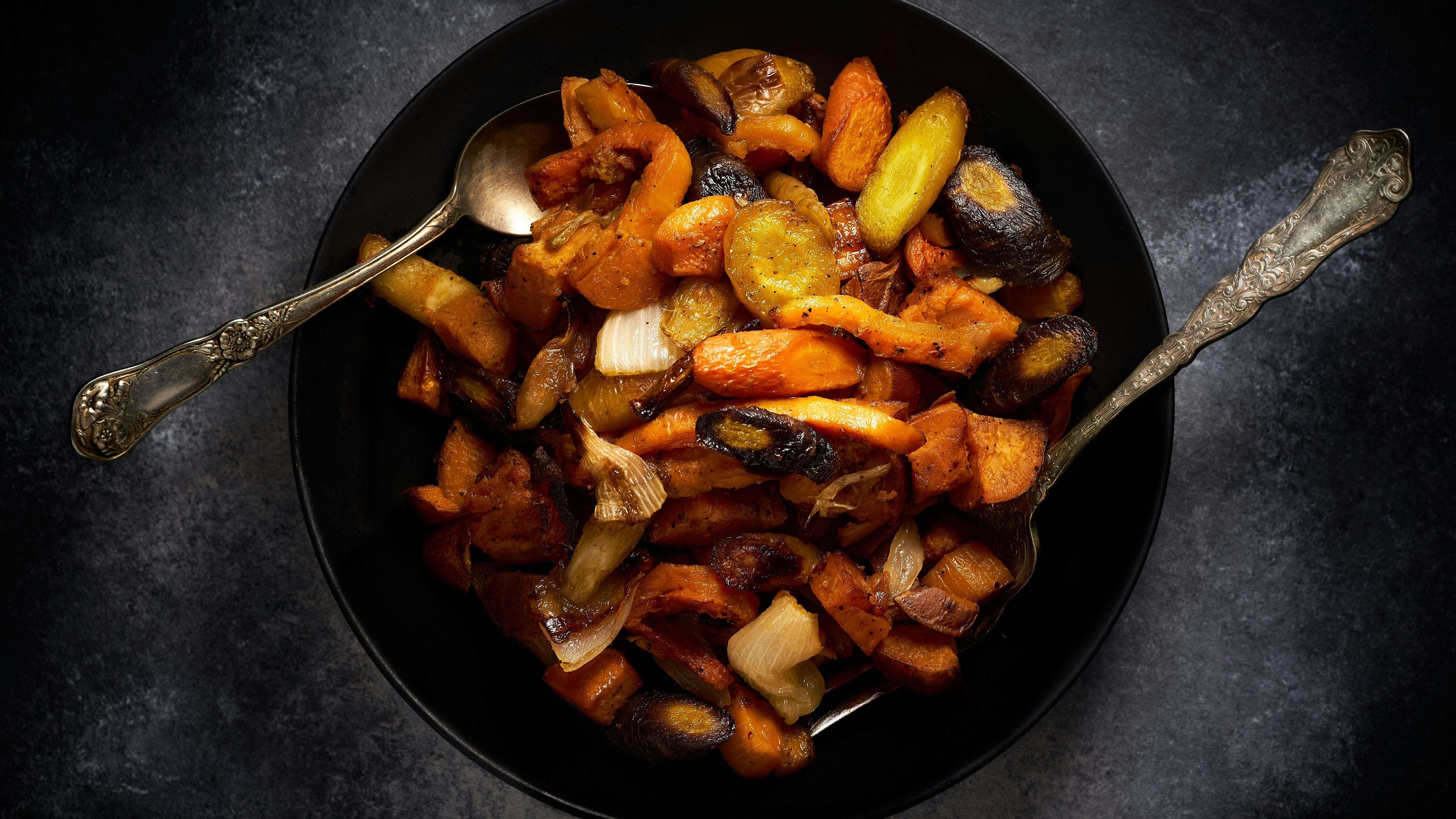 Savory & Sweet: Honey-Glazed Autumn Vegetables