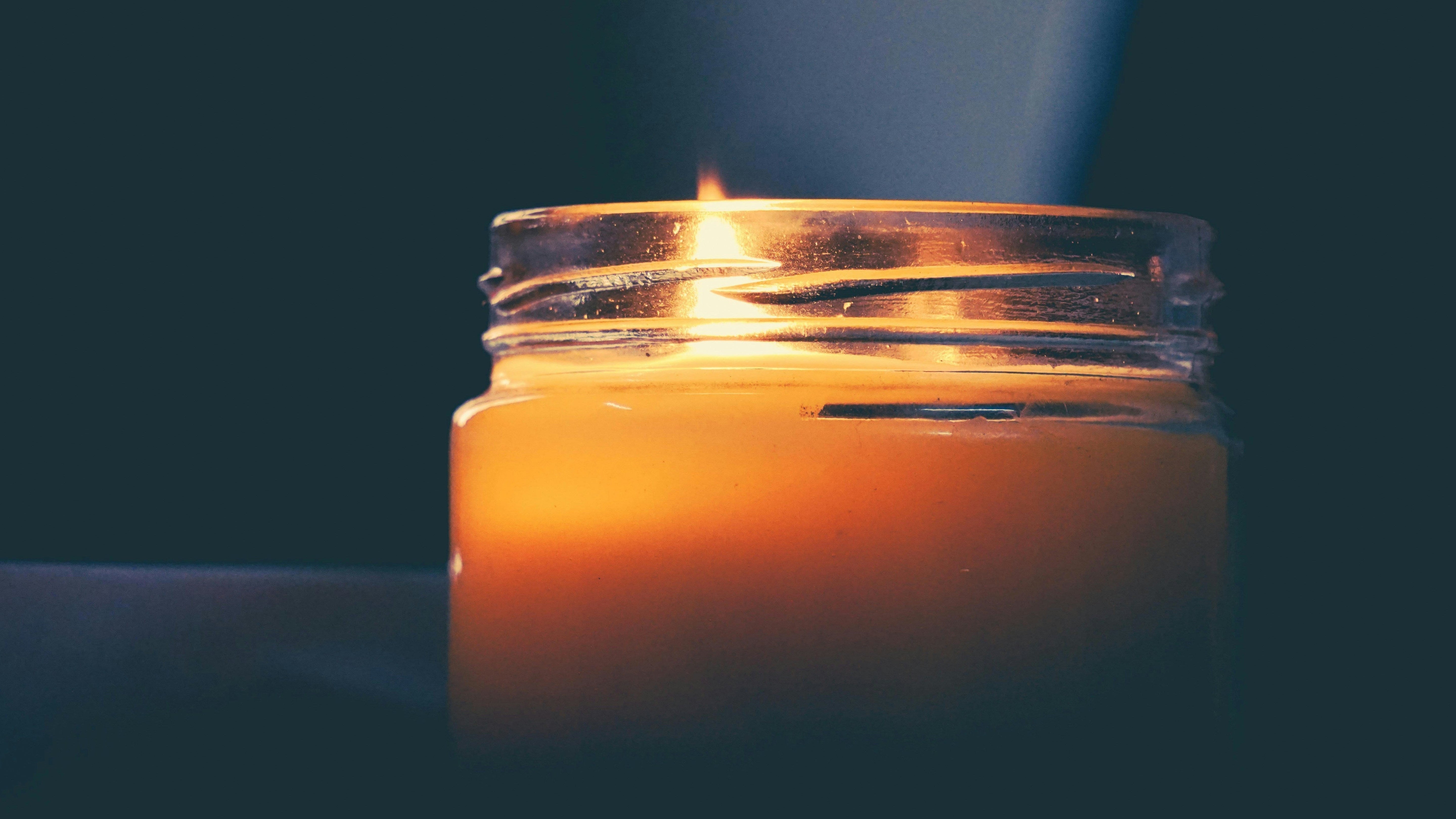 DIY Beeswax Christmas Candles