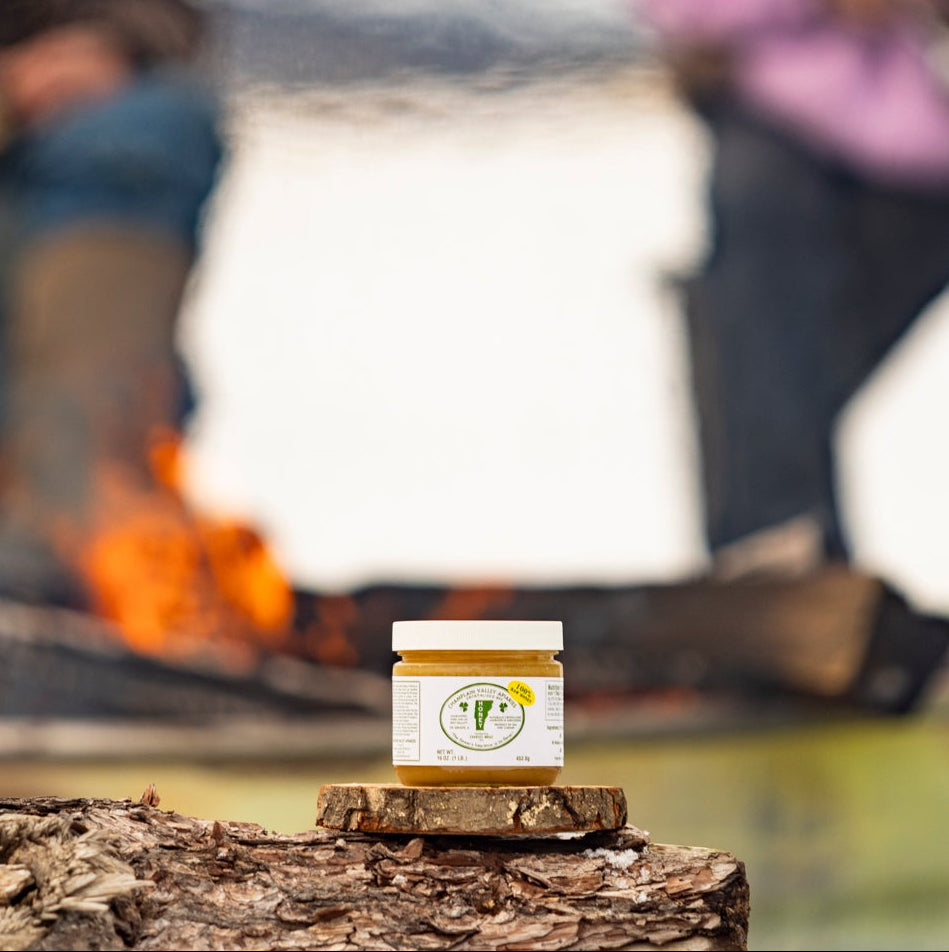 Raw Crystallized Honey - 1 Lb Jar