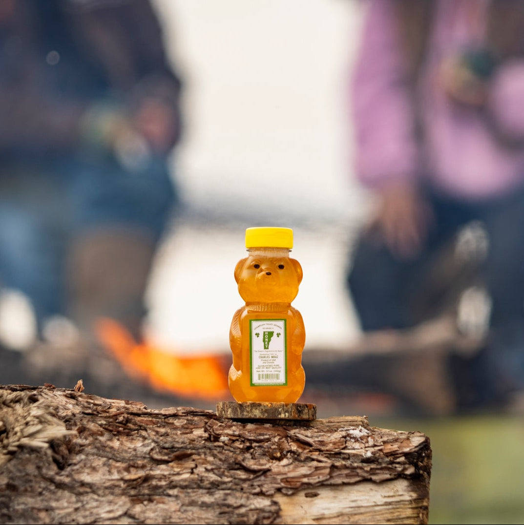 Liquid Honey - 12 oz Honey Bear Bottle