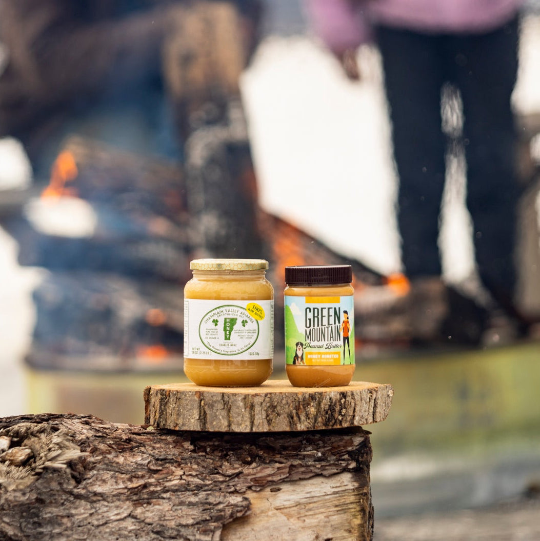 Honey Roasted Peanut Butter  - 1 lb - Green Mountain PB