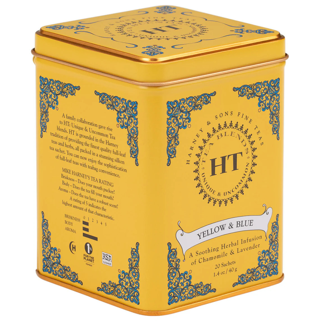 Yellow & Blue Herbal Tea Blend - Harney & Sons - 20 Sachets