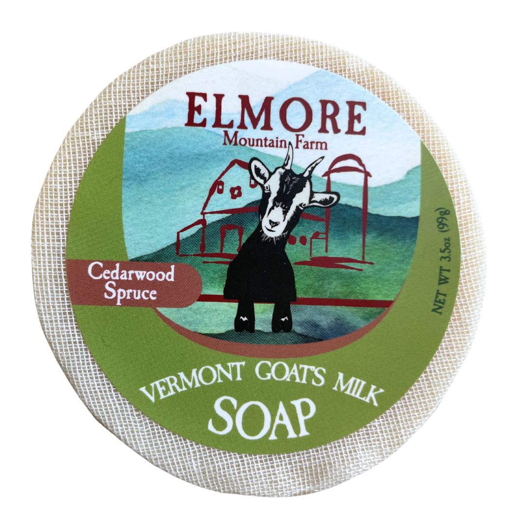 Cedarwood Spruce Goat Milk Soap - Elmore Mountain Farm Soapworks