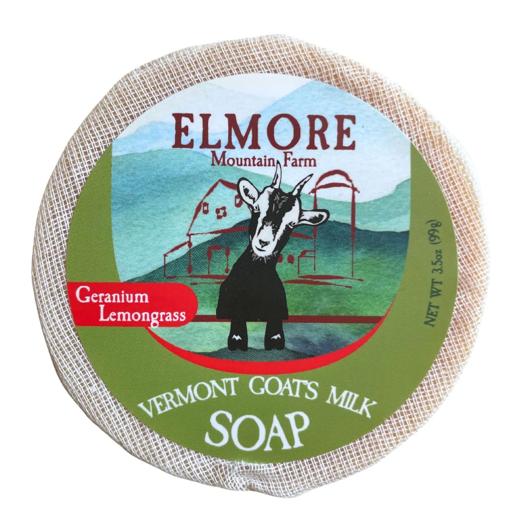 Geranium Lemongrass Goat Milk Soap - Elmore Mountain Farm Soapworks