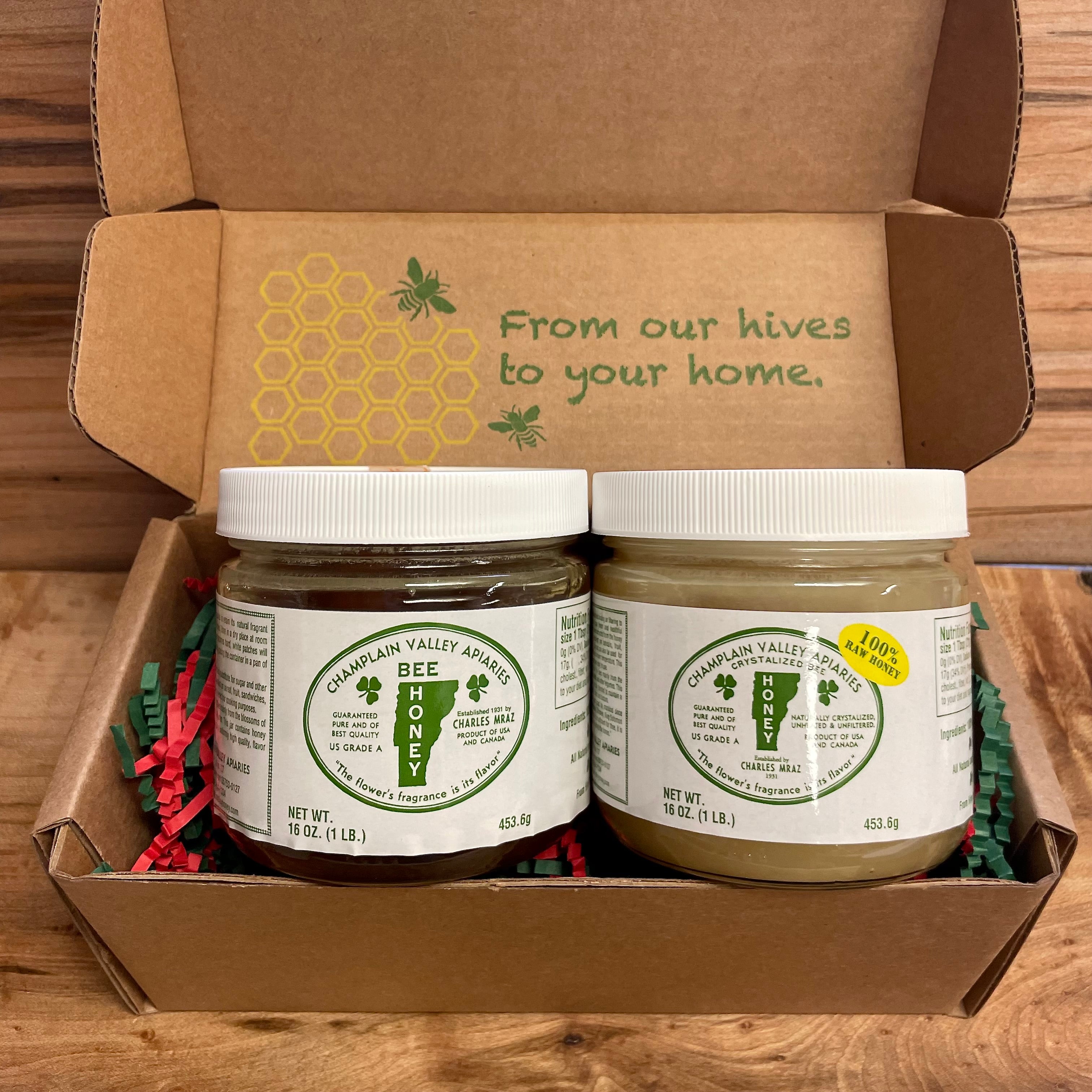 Honey Gift Pack - Raw & Liquid Honey