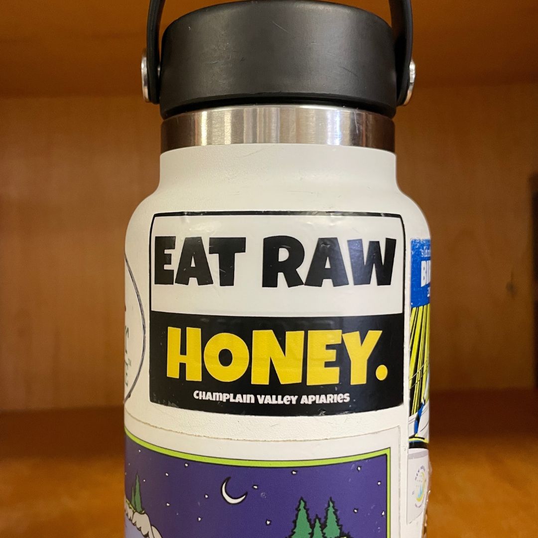 Eat Raw Honey Sticker