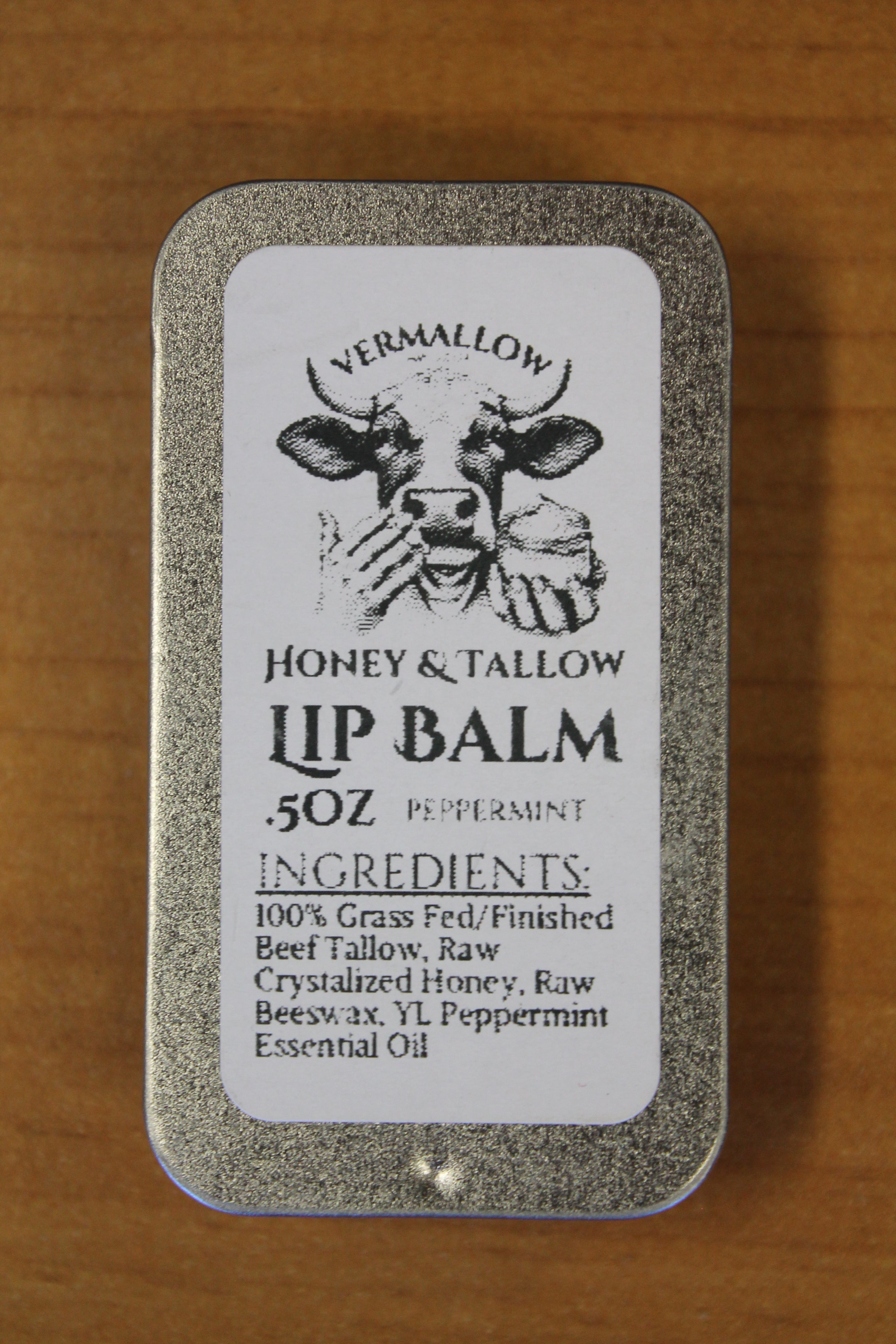 Vermallow Honey Tallow Lip Balm